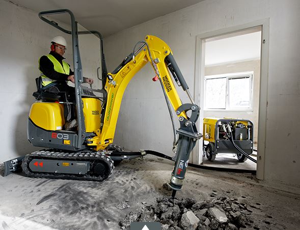 Gravemaskin belter diesel/elektrisk <1,0 tonn Gravemaskin belter diesel/elektrisk <1,0 tonn